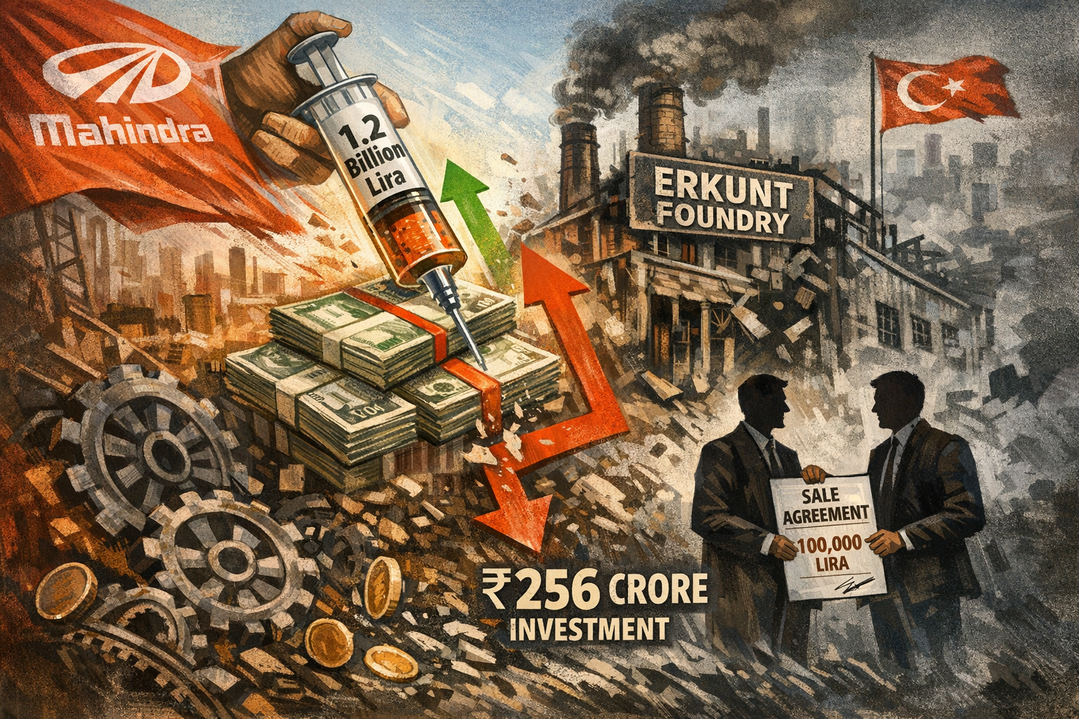 Mahindra Sells Turkish Foundry Unit for a Symbolic Price, Injecting Millions to Exit